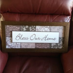 Bless Our Home plaque